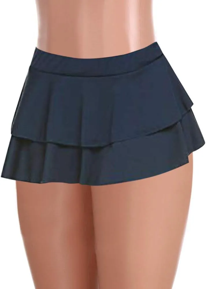 2 in 1 High Waisted Running Skirts with Shorts for Women Flowy Golf Skorts Running Shorts Yoga Skorts Fitness Skorts