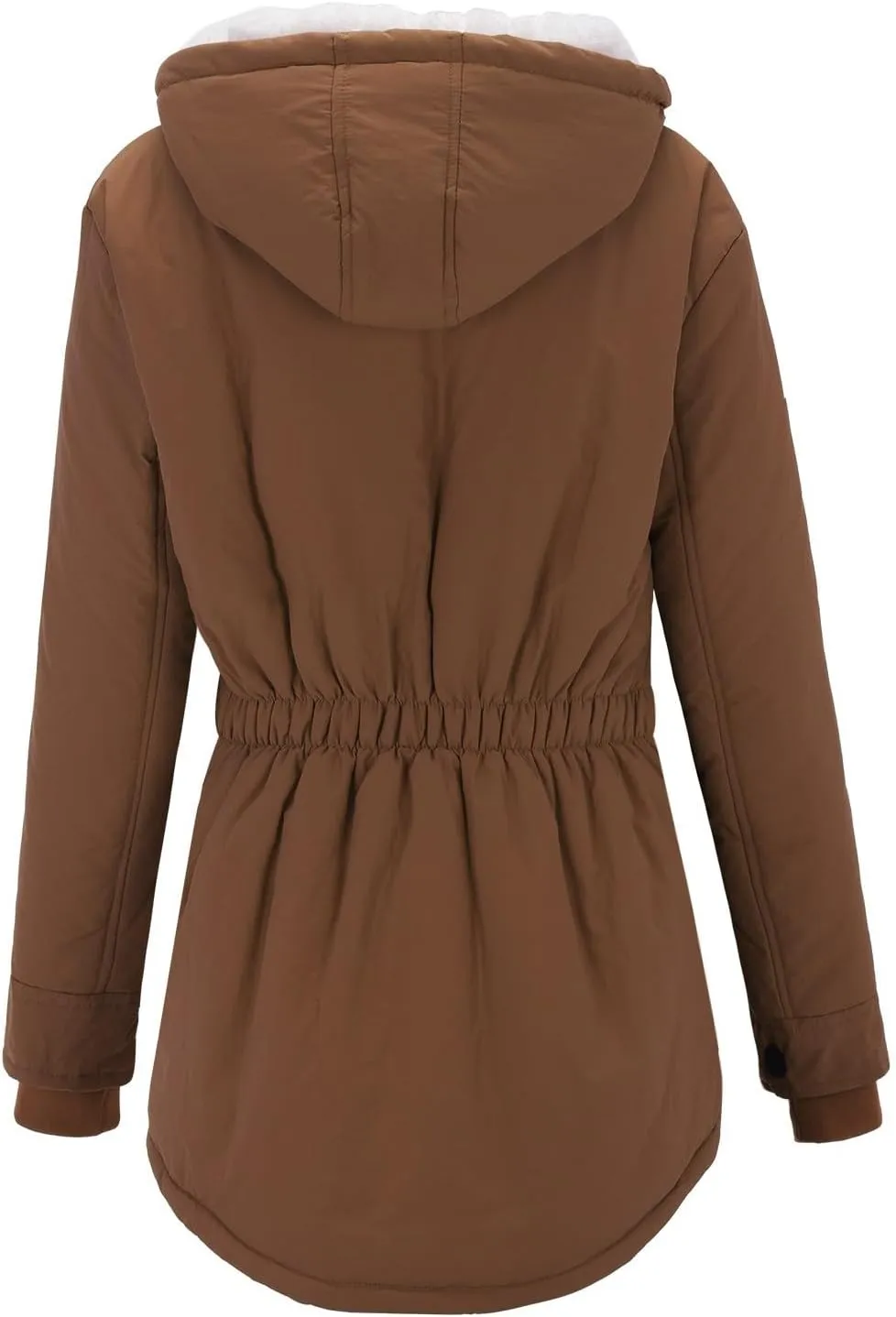 2024 Women Plus Size Winter Overcoat Jacket Thick Outwear Lined Hooded Coat Warm Trench 2024 Women Lightweight