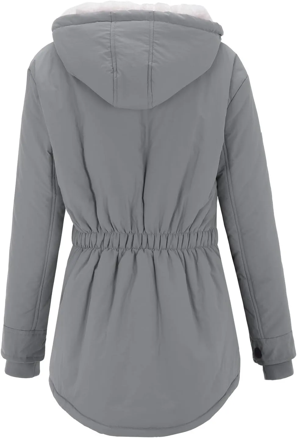 2024 Women Plus Size Winter Overcoat Jacket Thick Outwear Lined Hooded Coat Warm Trench 2024 Women Lightweight