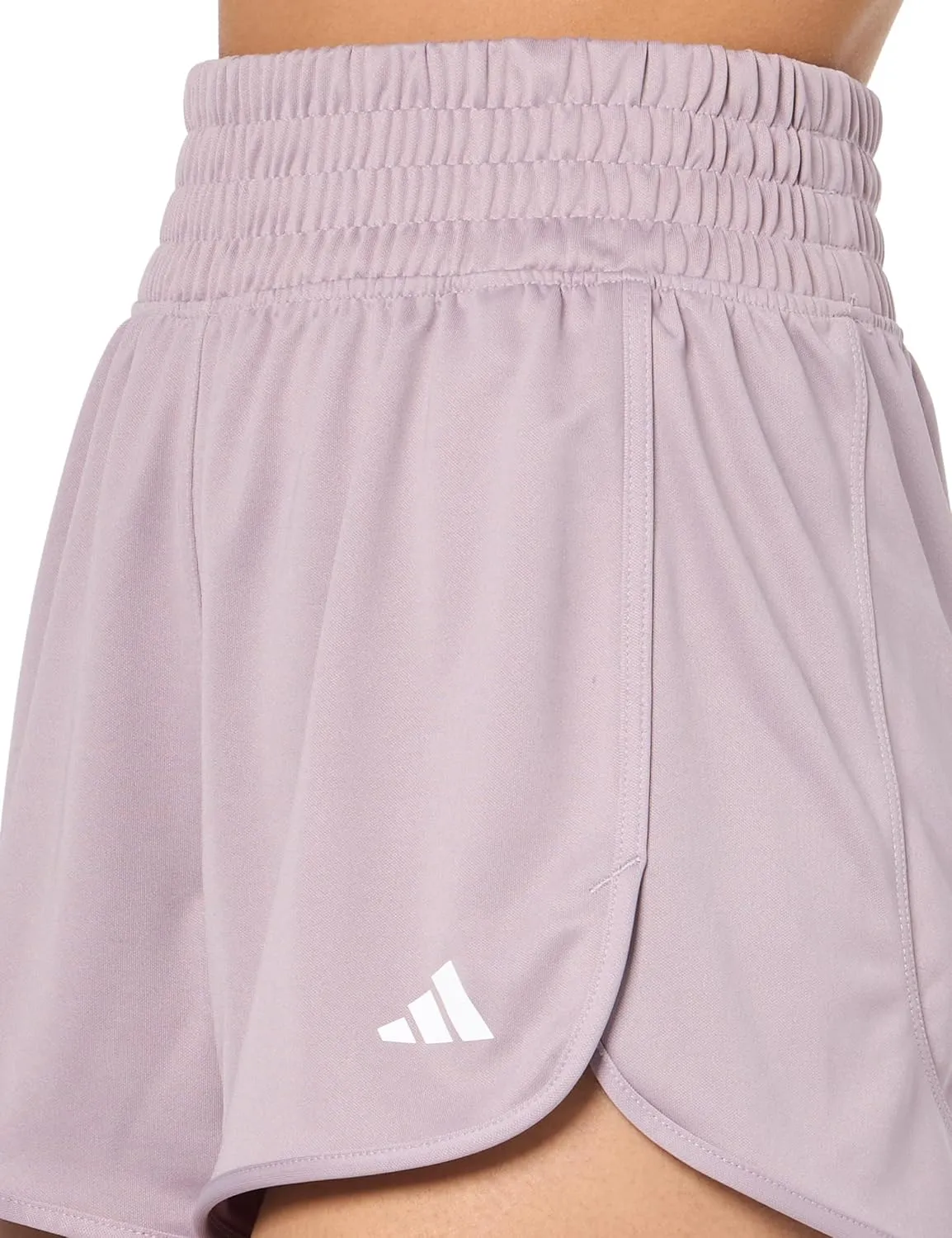 adidas Women's Pacer Essentials Knit High Rise Shorts