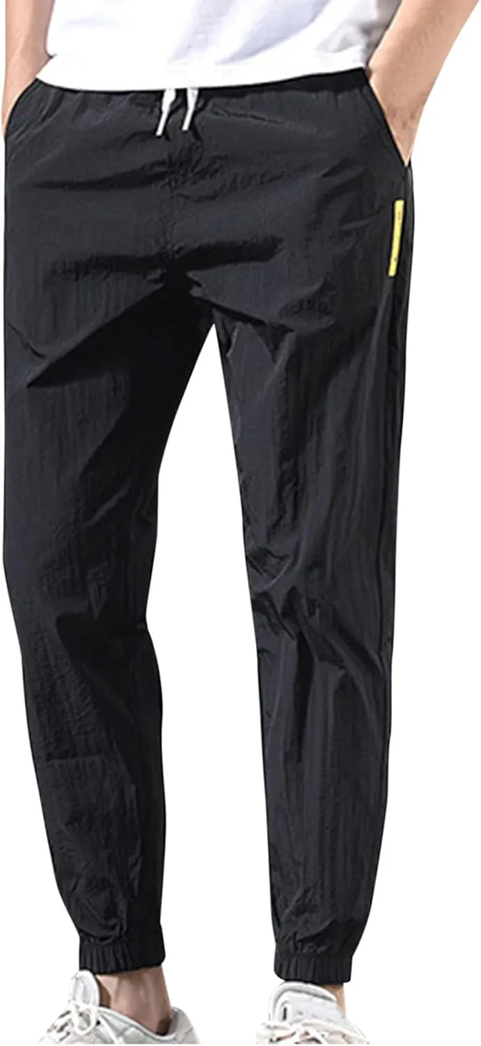 BIFUTON Sweat Pants for Men 2 Pack,Joggers for Men Slim Fit Gym Athletic Sweatpants Drawstring Hiking Pants with Pockets