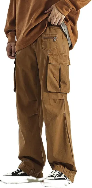 Cargo Pants for Men Baggy Men's Workout Athletic Sweatpants Gym with Pockets Stretch Jogger Pants Mens Cargo Sweatpants
