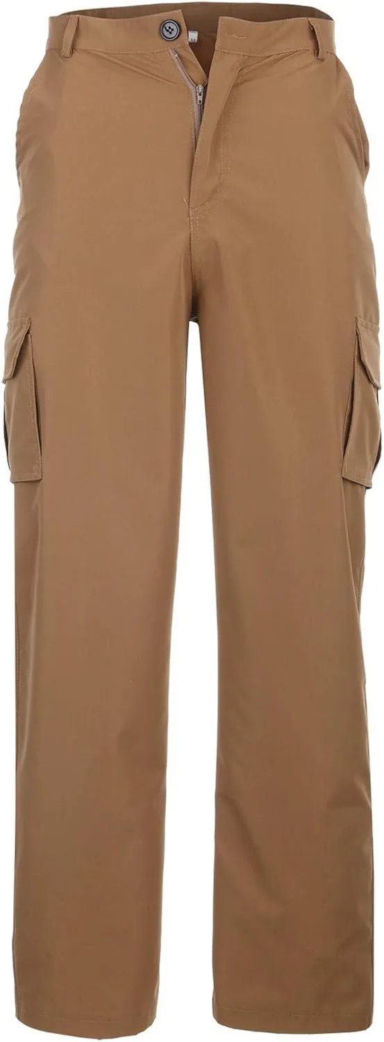 Cargo Pants for Men Big and Tall Cargo Pants Casual Lightweight Work Pants Tactical Wild Army Combat Ripstop Trousers