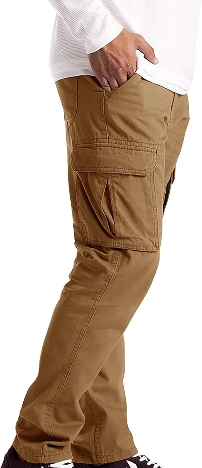 Cargo Pants for Men Big and Tall Cargo Pants Casual Lightweight Work Pants Tactical Wild Army Combat Ripstop Trousers