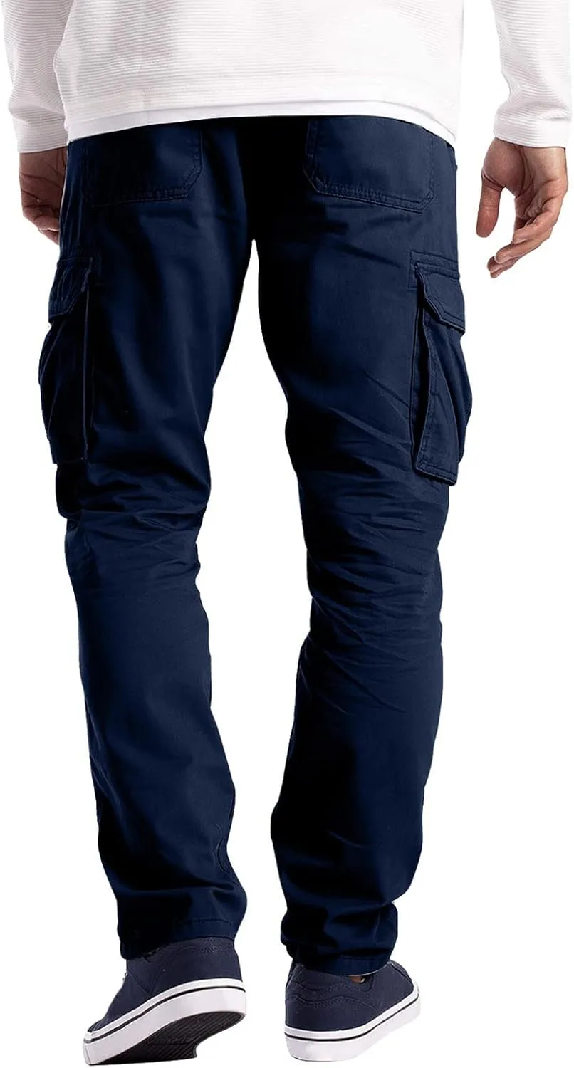 Cargo Pants for Men Big and Tall Cargo Pants Casual Lightweight Work Pants Tactical Wild Army Combat Ripstop Trousers