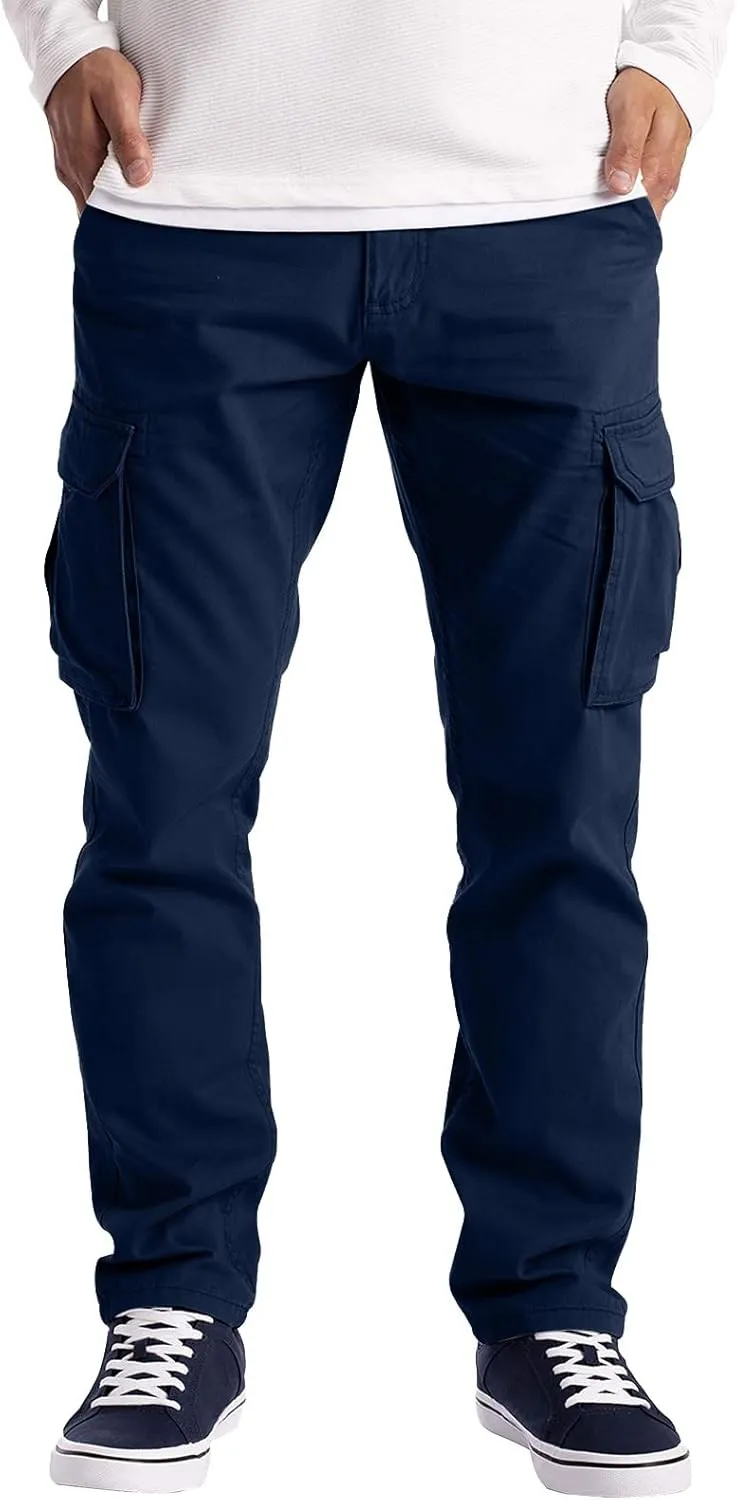 Cargo Pants for Men Big and Tall Cargo Pants Casual Lightweight Work Pants Tactical Wild Army Combat Ripstop Trousers