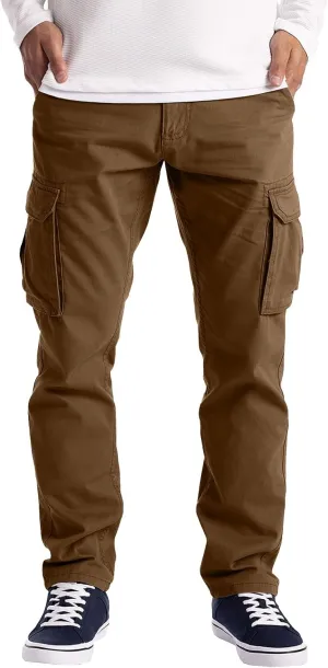 Cargo Pants for Men Big and Tall Pants Lightweight Sports Jogger Sweatpants Drawstring Pants Outdoor Fishing Trousers