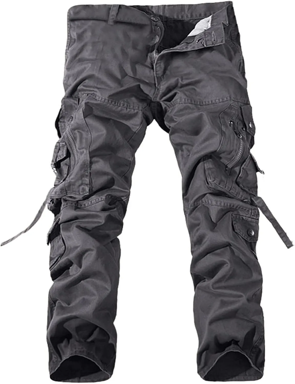 Cargo Pants for Men Big and Tall, with Pockets Men Sport Athletic Outdoor Joggers Pants Lightweight Casual Work Cargo
