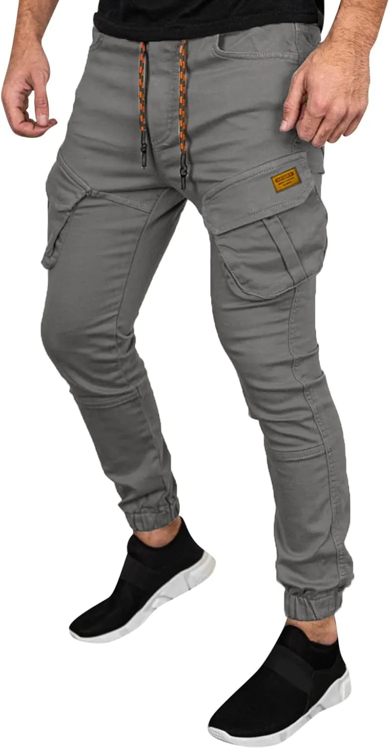 Cargo Pants for Men Relaxed Fit Multi Pockets Outdoor Sports Trousers Mens Casual Joggers Pants Big and Tall Athletic