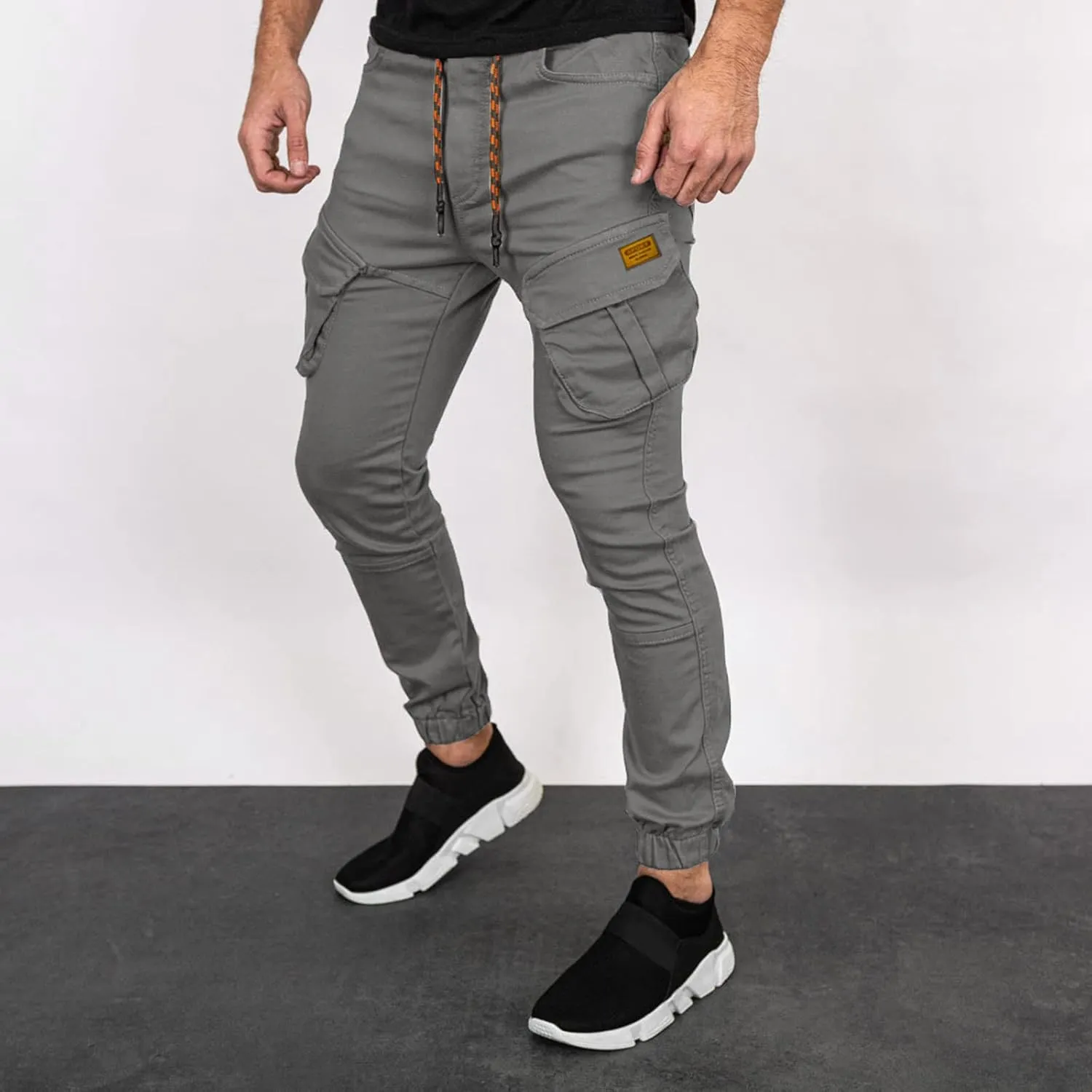 Cargo Pants for Men Relaxed Fit Multi Pockets Outdoor Sports Trousers Mens Casual Joggers Pants Big and Tall Athletic