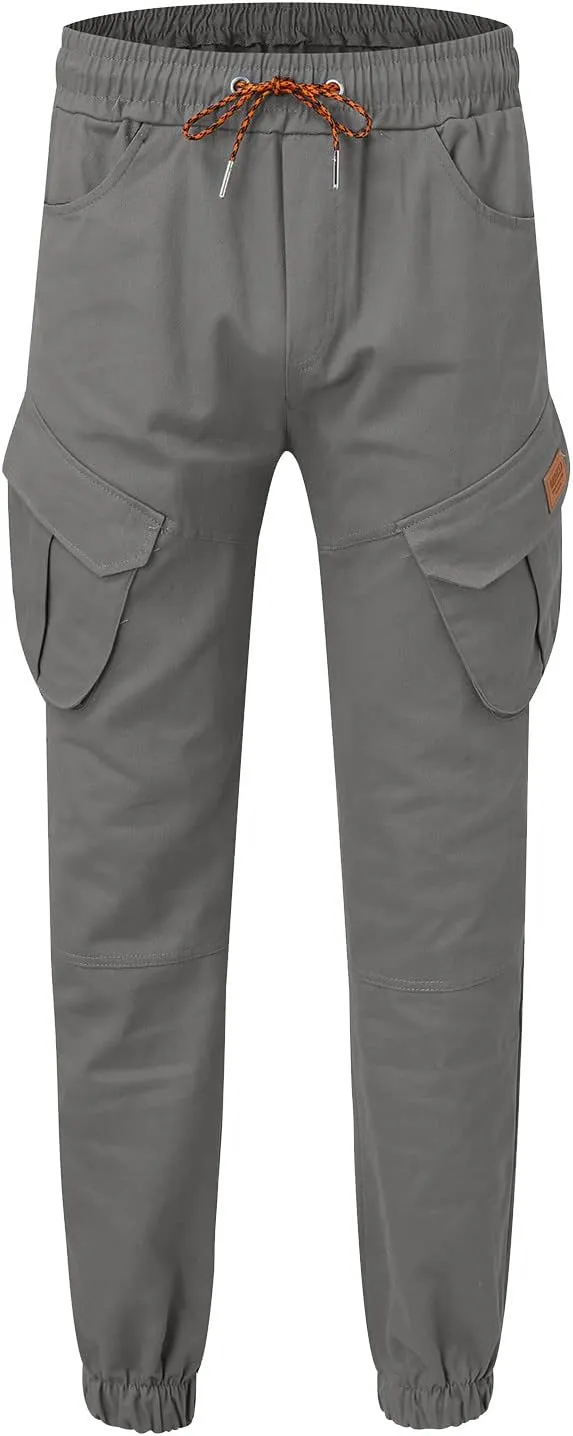 Cargo Pants for Men Relaxed Fit Multi Pockets Outdoor Sports Trousers Mens Casual Joggers Pants Big and Tall Athletic