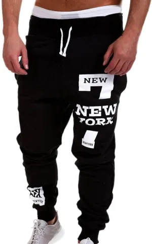 Cargo Pants for Men Relaxed Fit Pocket Sweatpants Adjustable Bungee Cord Open Bottom Cargo Pants for Men Casual Mens