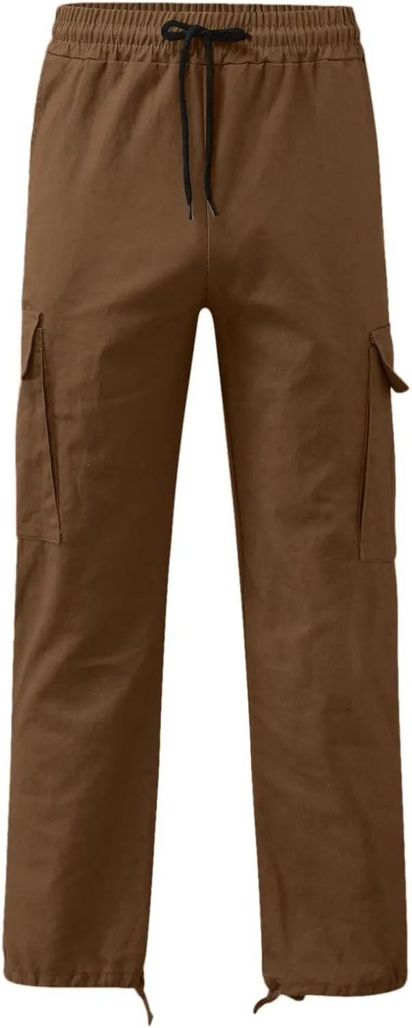 Cargo Pants for Men Work Relaxed Fit Men's Military Tactical Pants Big and Tall Hiking Trousers Baggy Workout Joggers