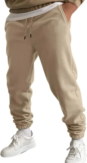 Cargo Sweatpants for Men Cargo Pant Straight Leg Relaxed Casual Work Ripstop Outdoor Hiking Pants Tactical Pants with