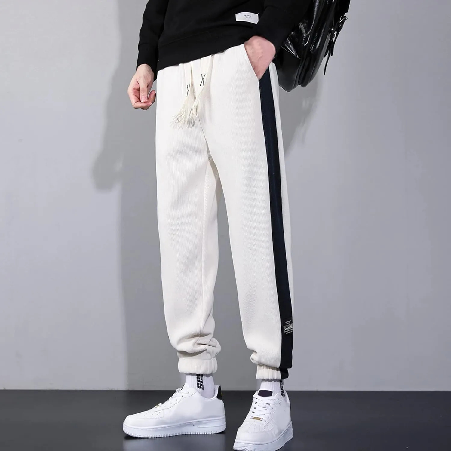 Cargo Sweatpants for Men Trousers Cargo Pants for Men Relaxed Fit Casual Slim Beach Work Streetwear Khaki Baggy Pants