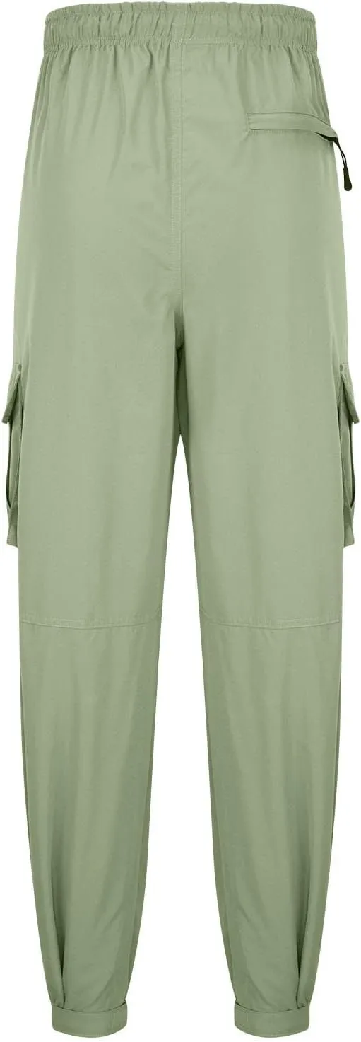Cargo Trousers for Men Fleece Cargo Sweatpants Relax Fit Bungee Cord Open Bottom Mens Jogger Sweatpants Men's Slim
