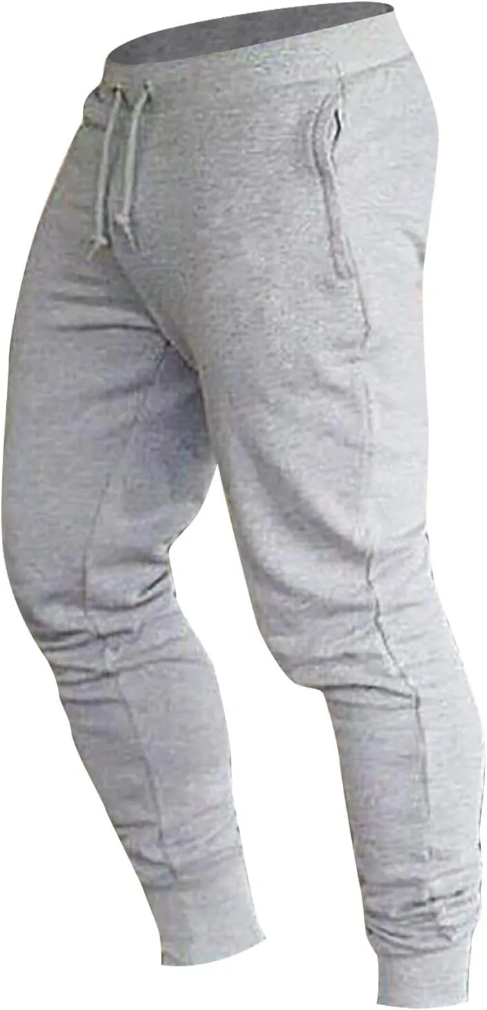Cargo Trousers for Men Pants Casual Drawstring Athletic Jogger Sports Outdoor Trousers Mens Active Fleece Athletic