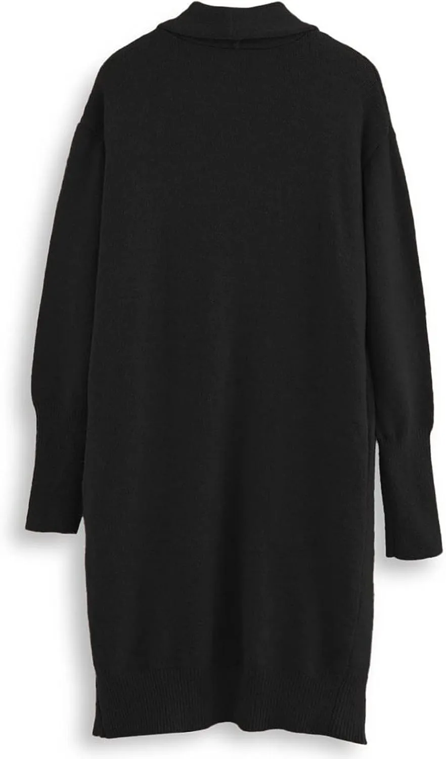 CHICWISH Women's Open Front Waterfall Longline Knit Cardigan Coatigan Light Jacket