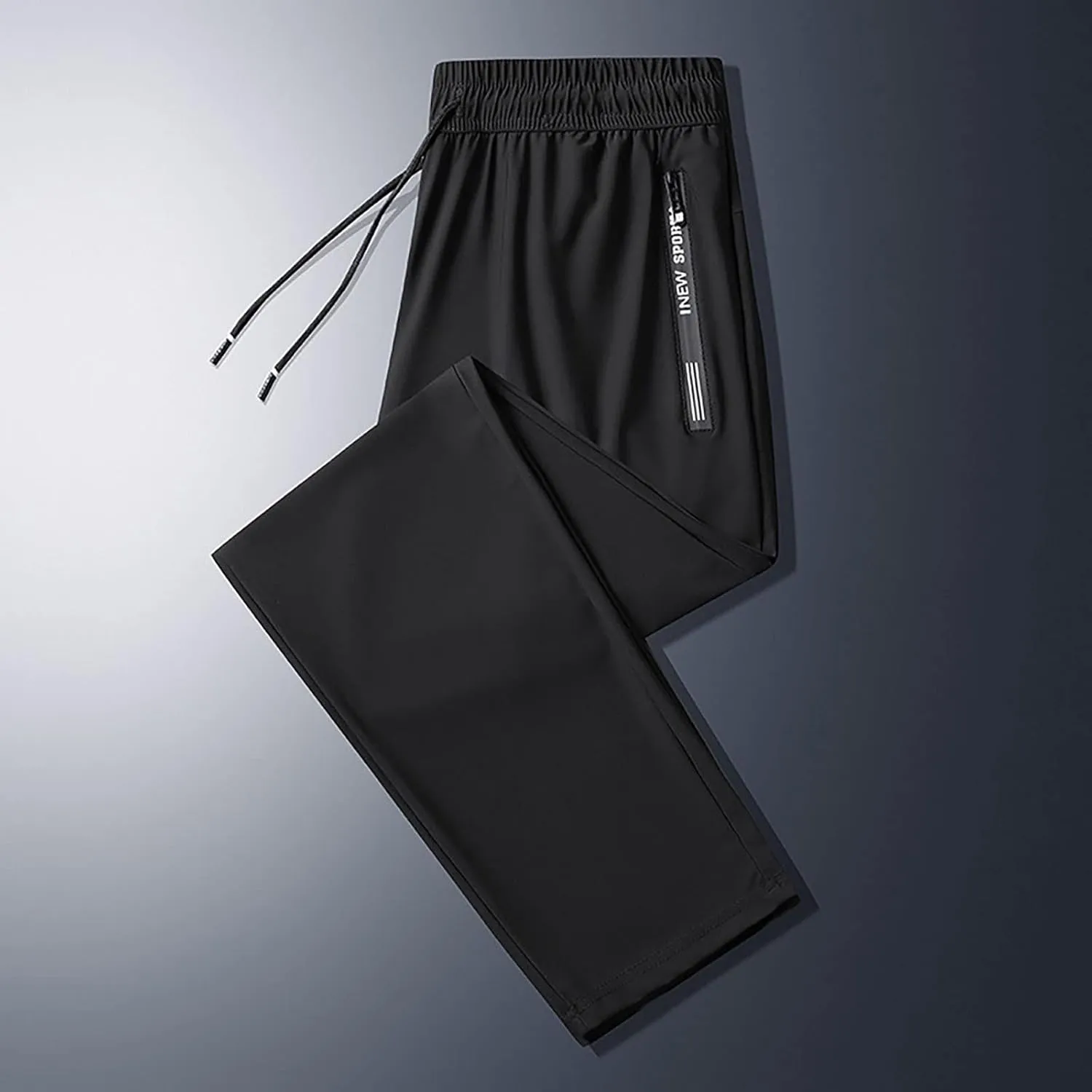 CRNTCEM Mens Quick Dry Hiking Sweatpants Lightweight Straight Running Workout Pants Outdoor Stretch Casual Athletic Joggers