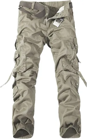 Elastic Waist Color Block Pants Jogger Drawstring Trousers Pockets Sweatpants Workout Sports Pant Men's Cargo Pants Elastic Waist Joggers Solid Casual Multi Pockets Outdoor ZXUS0215-SALE1686