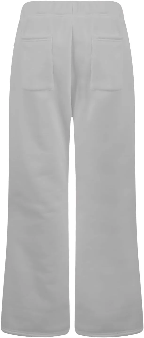 Flare Sweatpants Women Baggy Drawstring High Waisted Wide Leg Pants Casual Athletic Track Lounge Pants with Pockets