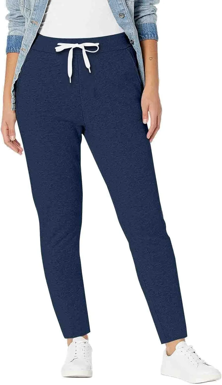 Fleece Lined Pants Women Winter Warm Sherpa Sweatpants Active Running Jogger Pants Thermal Cashmere Sweat Pants
