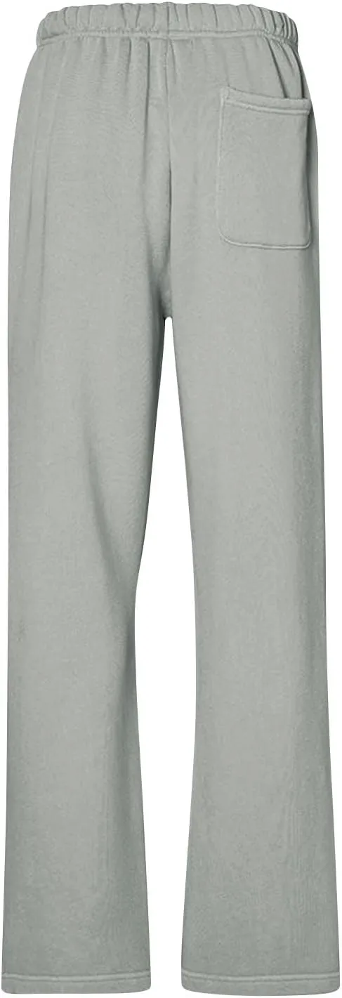 Fleece Sweatpants Women Y2k Baggy Wide Leg Lounge Pants Loose Fit Low Rise Sweatpants with Pockets Athletic Pants