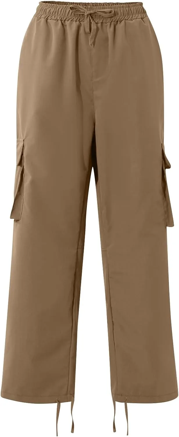 GOFULY Mens Cargo Pants Baggy Fashion Sweatpants with Pockets and Draw String with Pocket Casual Pants Joggers Trousers