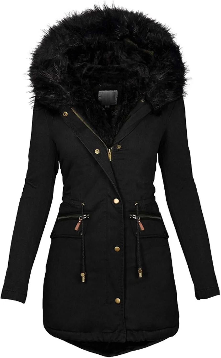 Heavyweight Outerwear Coat for Women Thicker Winter Slim Women'S Coat Women Long Quilted Coat Womens Puffer Coat
