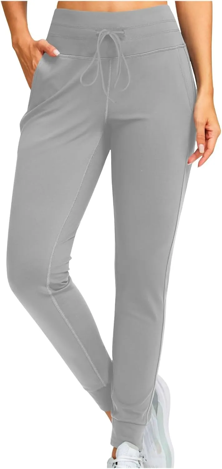 High Waisted Drawstring Pants Women Casual Soft Comfortable Pants for Travel Sports Solid Color Sweatpants Women