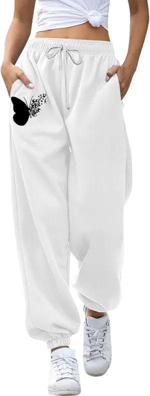 Joggers for Women 2024 Joggers Pants Workout High Waisted Yoga Pants with Pockets 3X Athletic Pants Comfortable