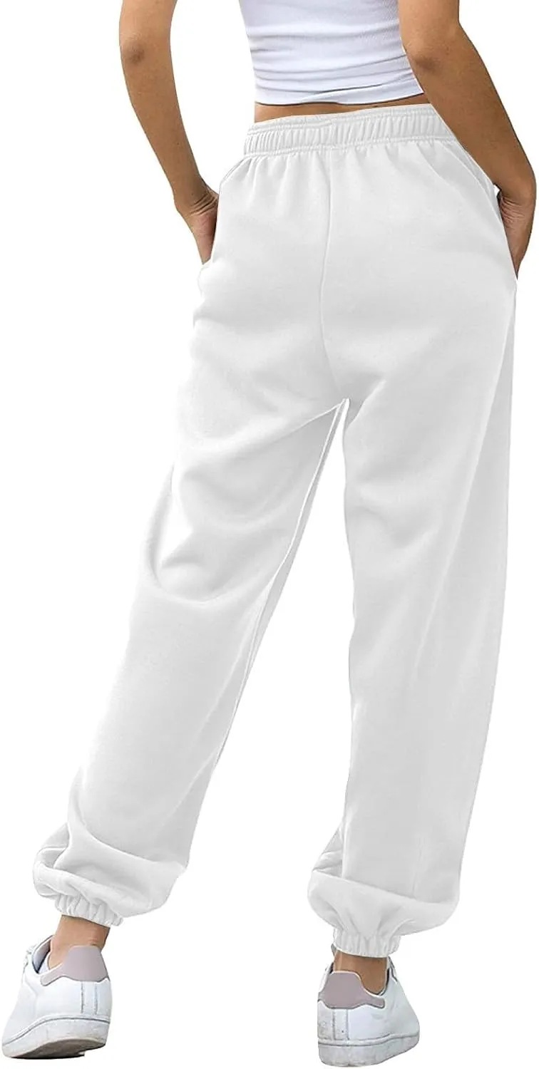 Joggers for Women 2024 Joggers Pants Workout High Waisted Yoga Pants with Pockets 3X Athletic Pants Comfortable