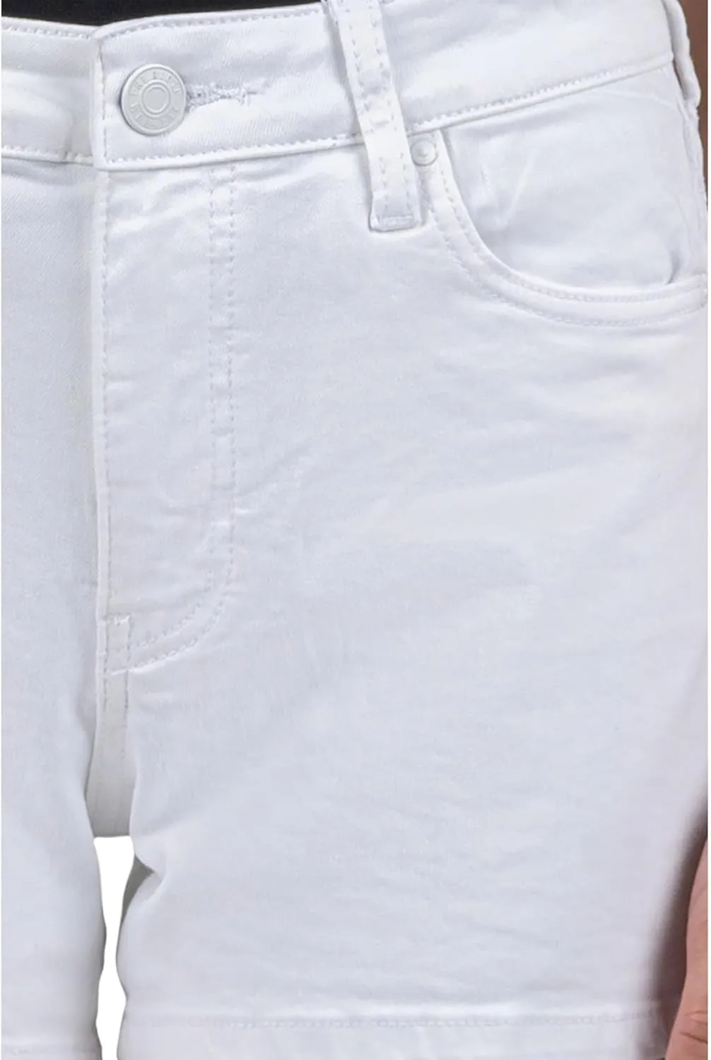 KUT from the Kloth Women's Jane High-Rise Shorts with Five Pockets with Regular Hem