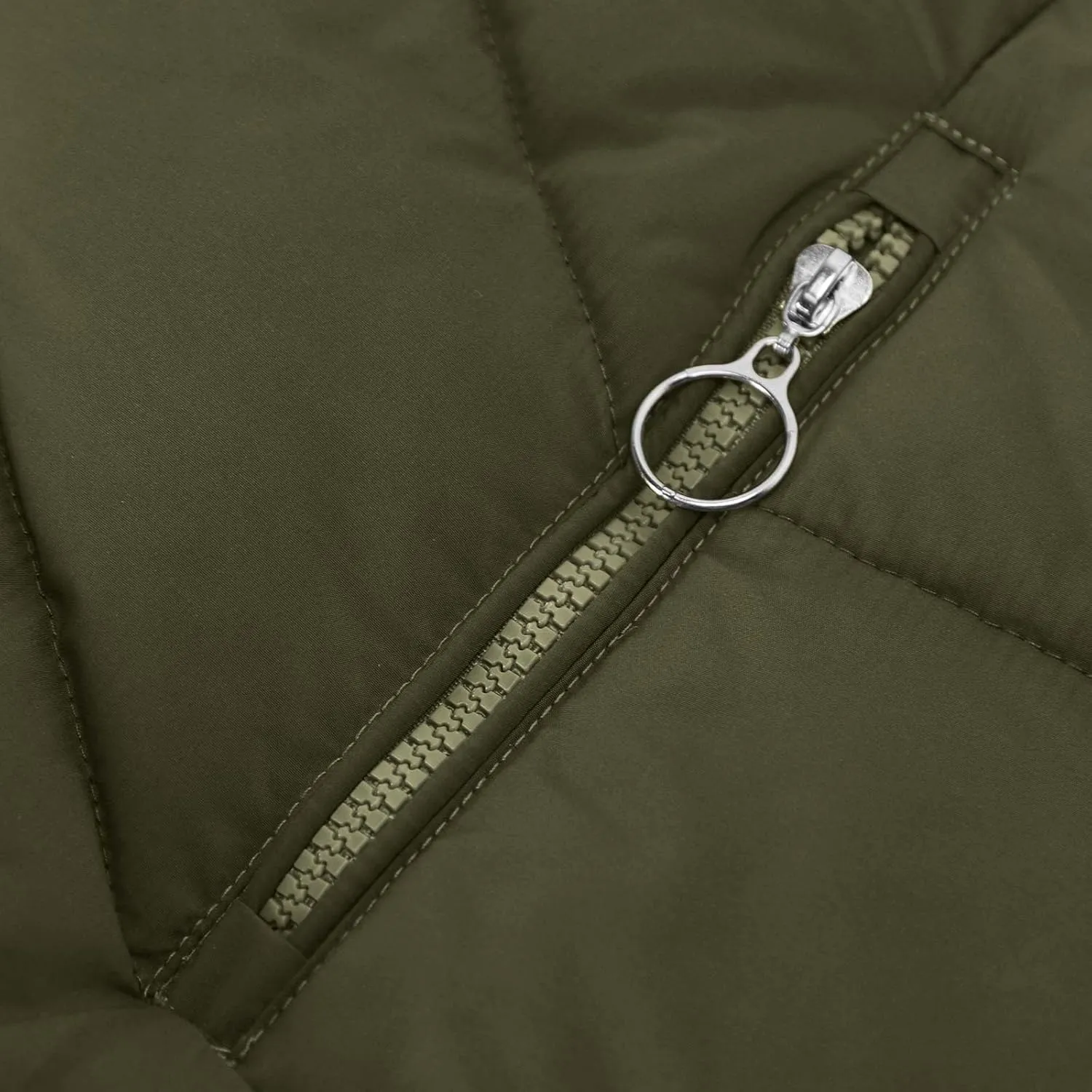 Lmdudan Puffer Coat for Women Warm Winter Zipper Hooded Coats Down Long Jackets Warm Parka Thicken Outwear with Pockets