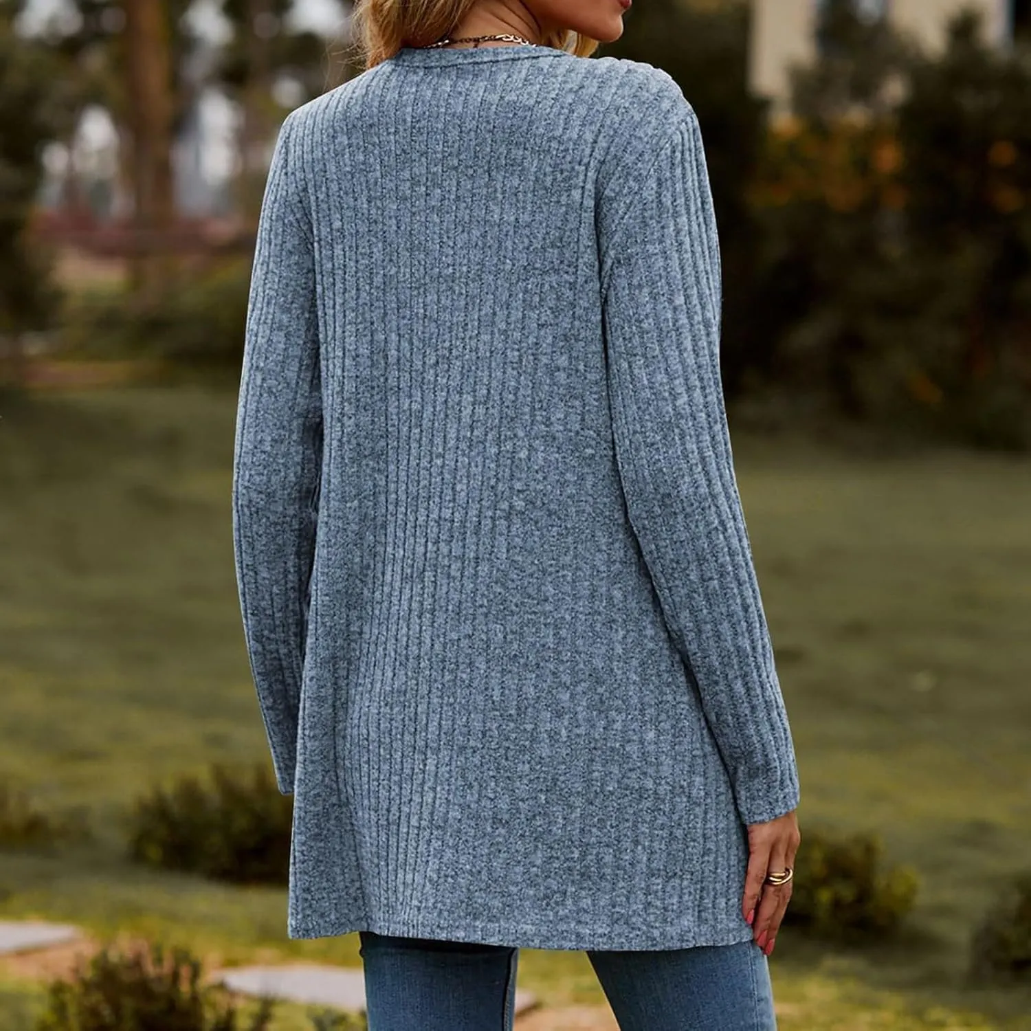 Long Cardigans For Women Fall Fashion Open Front Business Cable Knitted Cardigan Casual Slouchy Button Down Sweaters