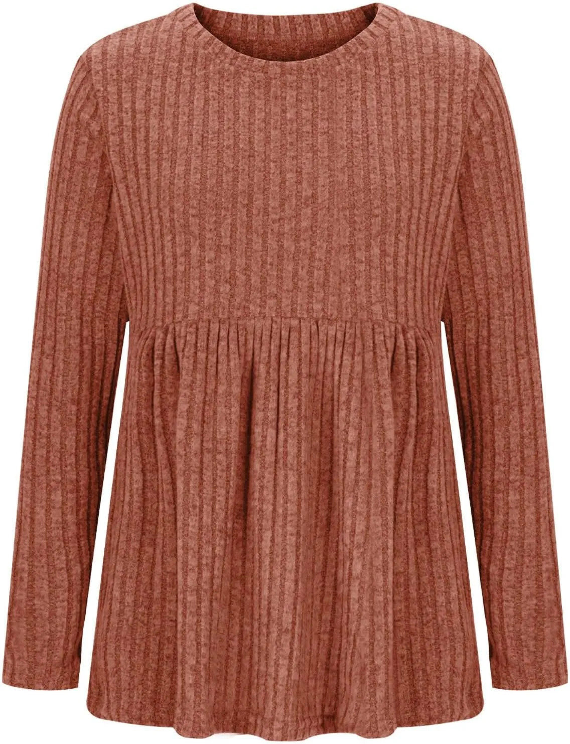 Maternity Long Sleeve Shirts Ribbed Women Nursing Tops Breastfeeding Casual Pregnancy Tunic Blouse Mama Clothes