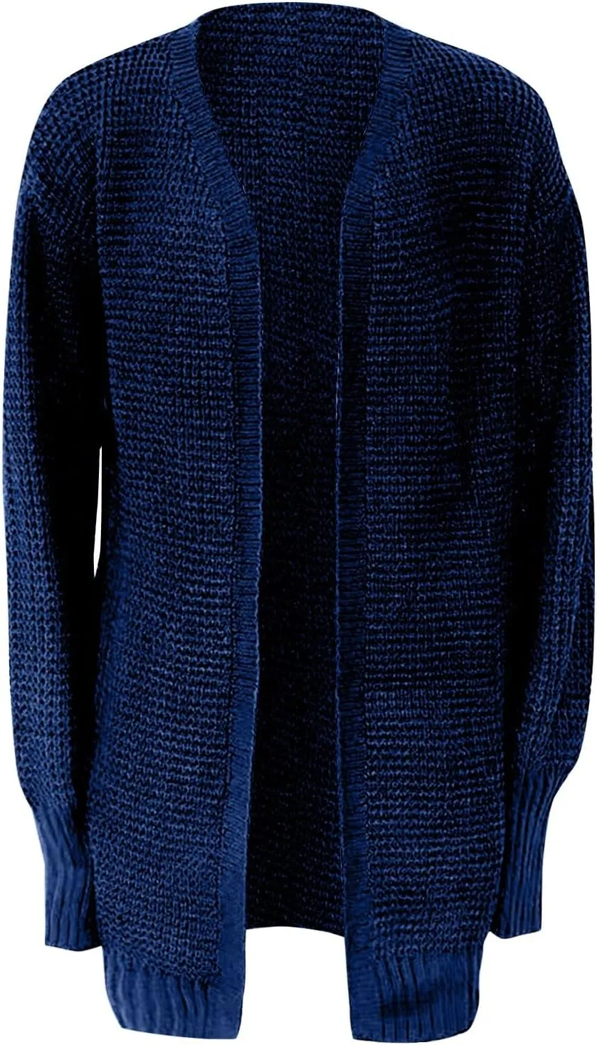 Men's Cardigan Sweaters with Buttons Knitted Lapel Oversized Cardigan Sweater Lightweight Warm Lounge Winter Cardigan