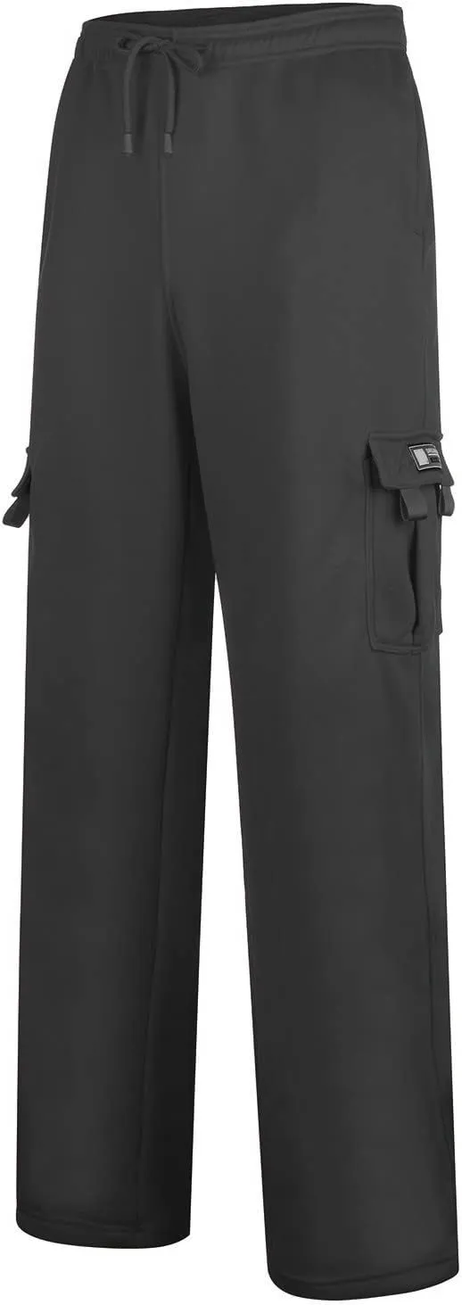 Mens Cargo Sweatpants Casual Jogging Sports Elastic with Pockets Men's Men's Pants Stretch Waist Cargo Pants