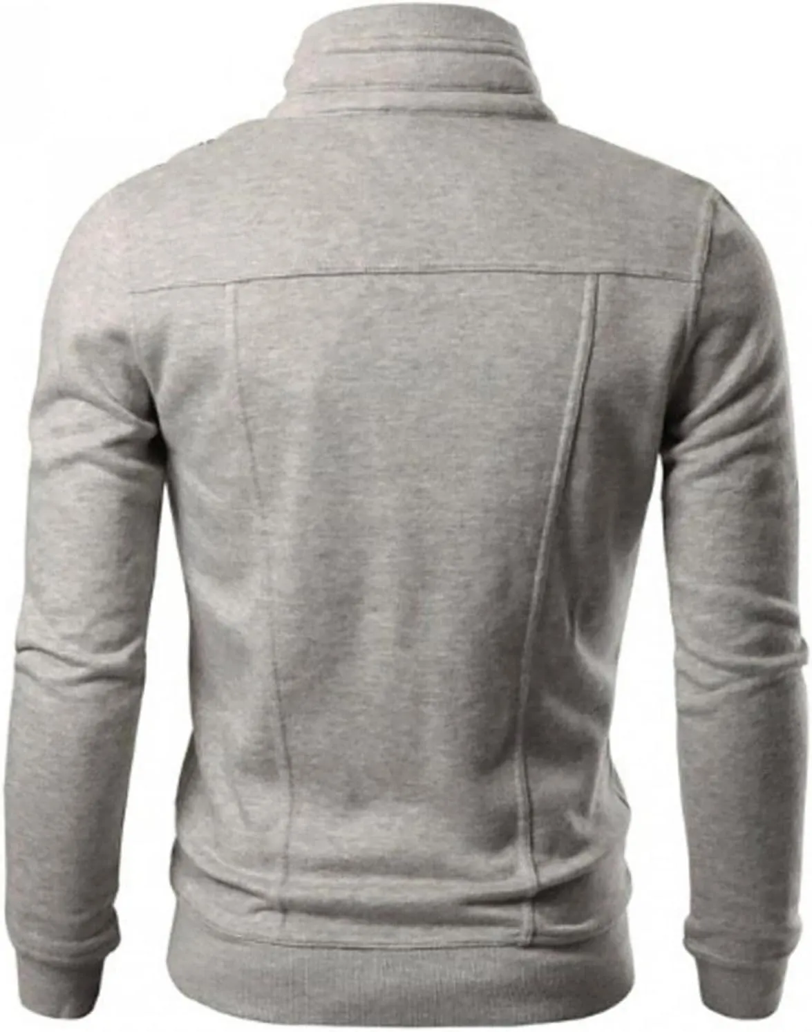 Mens Military Stand Collar Cardigans Cotton Zip Up Jackets Winter Warm Bomber Jackets Outwears with Pockets Big & Tall