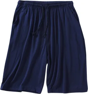 Men's Modal Shorts Soft Comfy Sleep Shorts Lounge Wear Pajama Bottoms Pockets Casual Elastic Waist Athletic Shorts