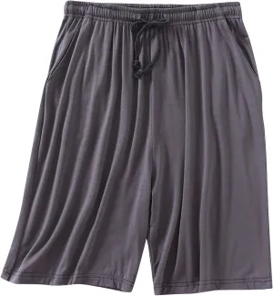 Men's Modal Shorts Soft Comfy Sleep Shorts Lounge Wear Pajama Bottoms Pockets Casual Elastic Waist Athletic Shorts