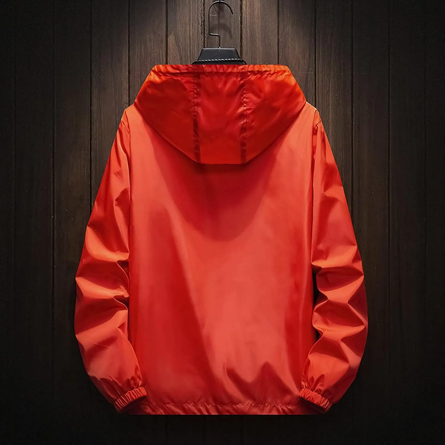 Men's Suit Jacket Rain Jacket Windbreaker Lightweight Shell Raincoat With Hood Golf Hiking Travel, M-7XL