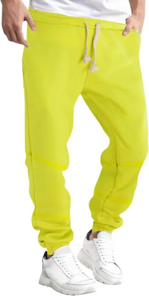 Mens Sweatpants with Pockets Big and Tall Pants Men's Heavyweight Cargo Fleece Sweatpants Stretch Elastic Waist Joggers