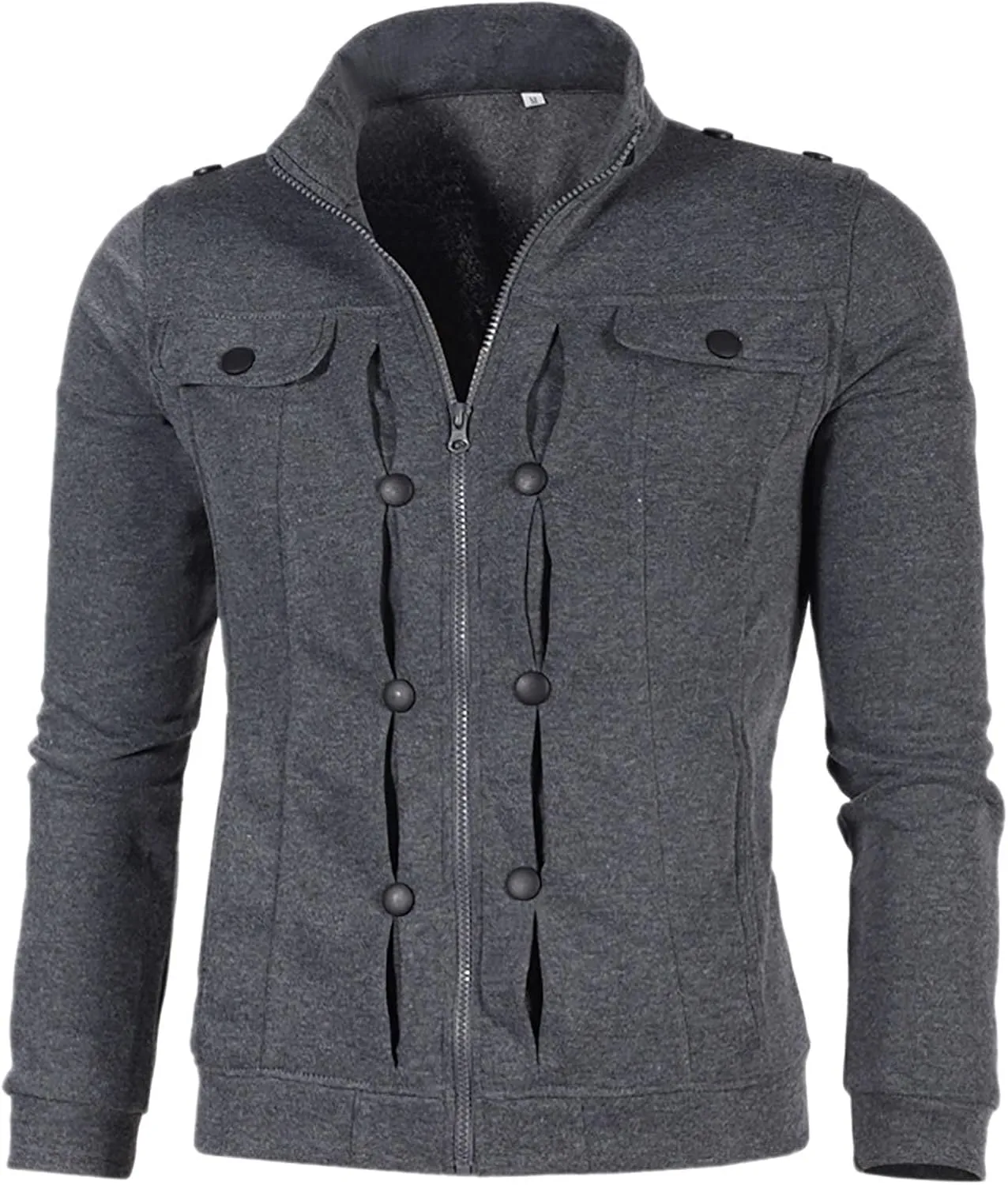 Men's Winter Jacket Thick Light Lightweight Comfortable Leisure Jacket Fleece Slim Fit Solid Color Coats Stylish Jackets