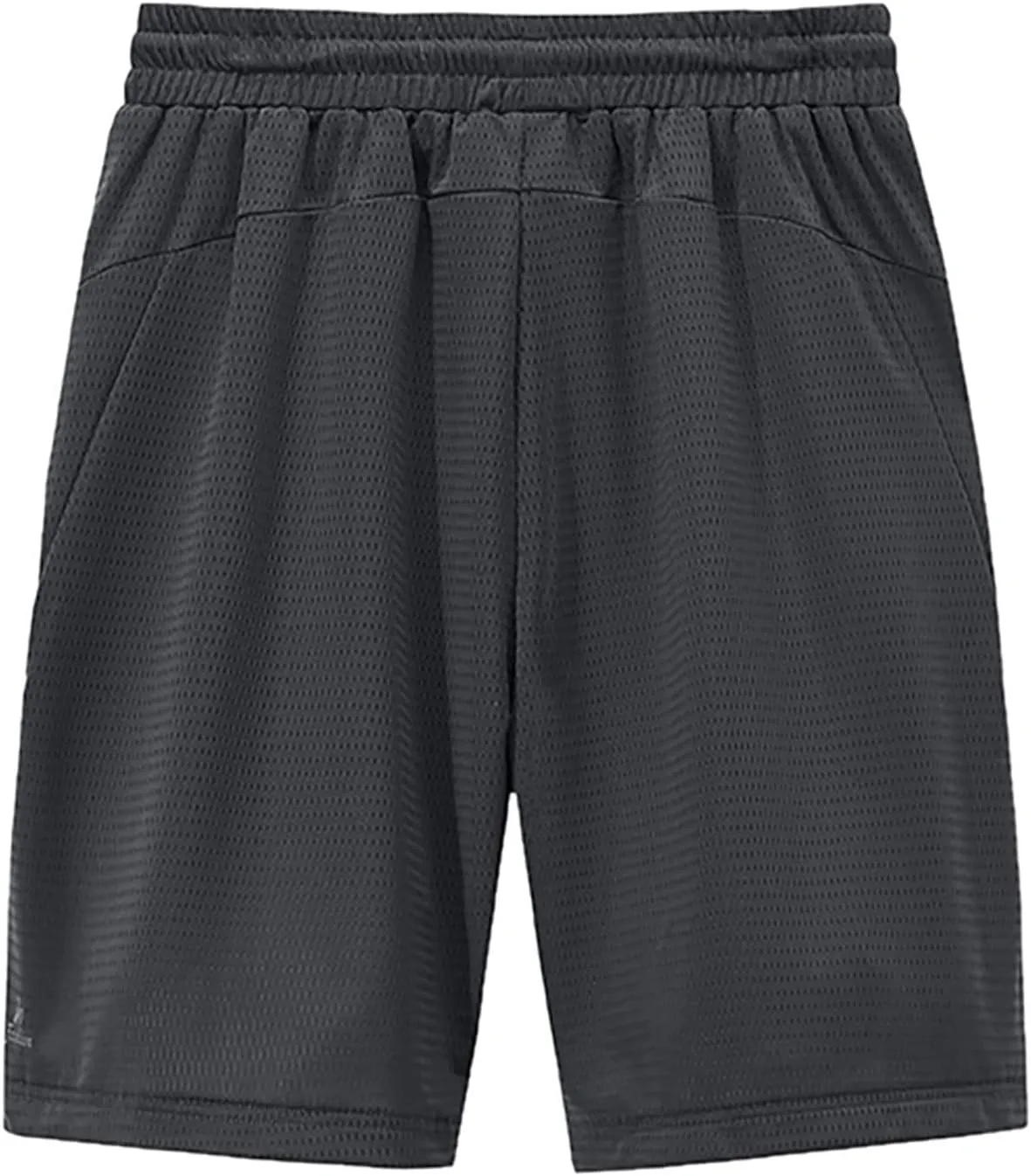 Muscularfit Big and Tall Mens Shorts Casual Breathable Mesh Quick Dry Solid Athletic Shorts Drawstring Elastic Waist Shorts