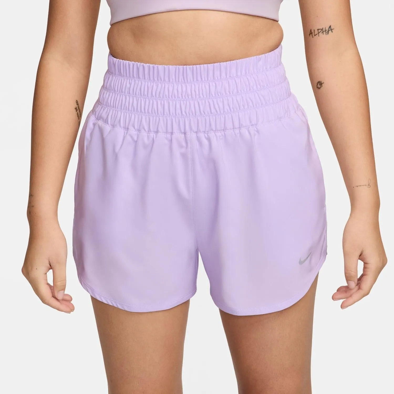 Nike Women's One Dri-fit Ultra High-Rise 3" Brief-Lined Shorts