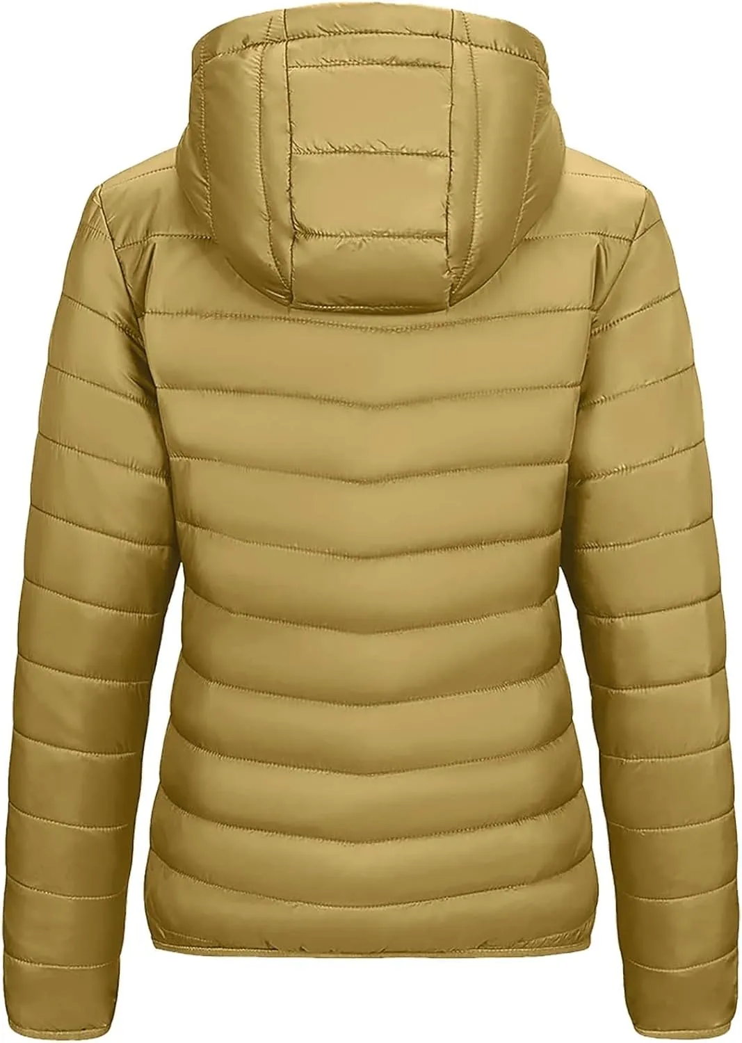 Packable Puffer Jacket Women Lightweight Down Jacket Zip up Quilted Jacket Thermal Winter Coat Hiking Insulated Jacket