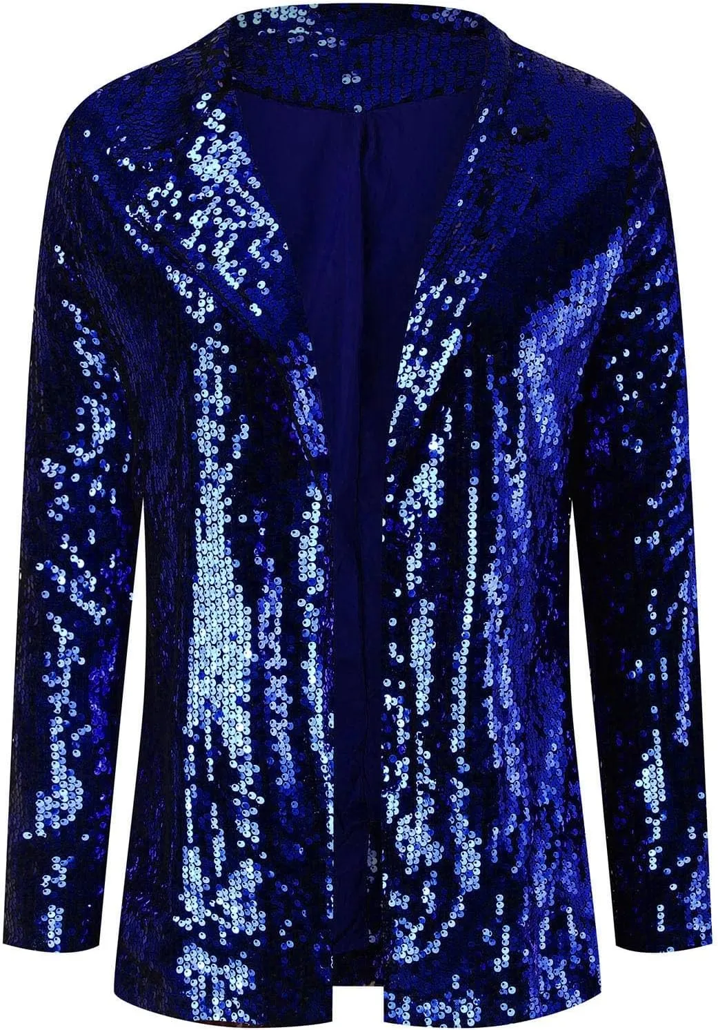 Sequin Blazers for Women Sparkly Party Long Sleeve Suit Jacket Open Front Glitter Blazer 2025 Shiny Cardigan Jackets
