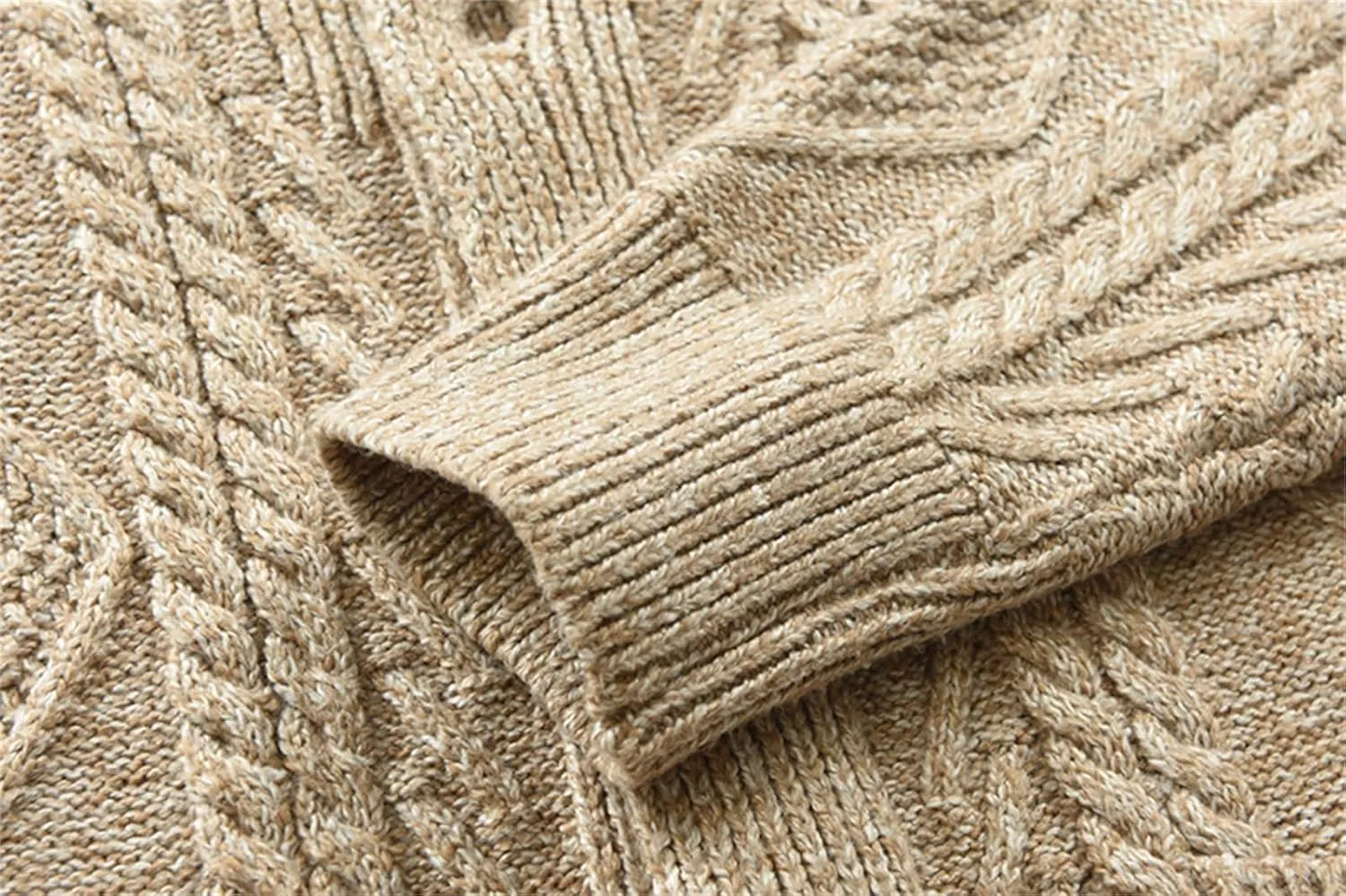 Shawl Collar Cardigan Men Knit Open Front Sweater Button Down Cardigans Long Sleeve Sweaters Winter Shirt Thick Coat