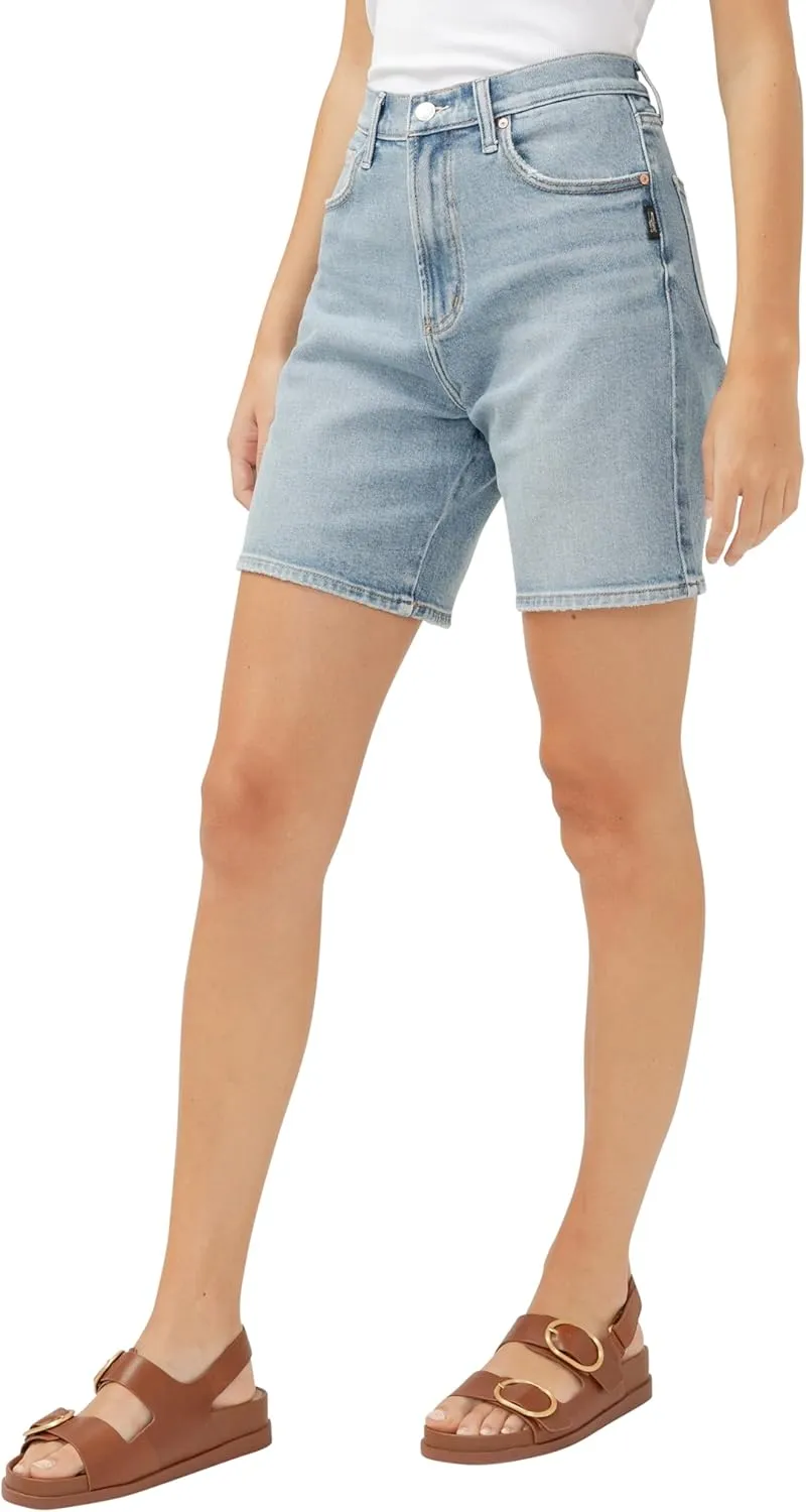 Silver Jeans Co. Women's High Rise Long Shorts